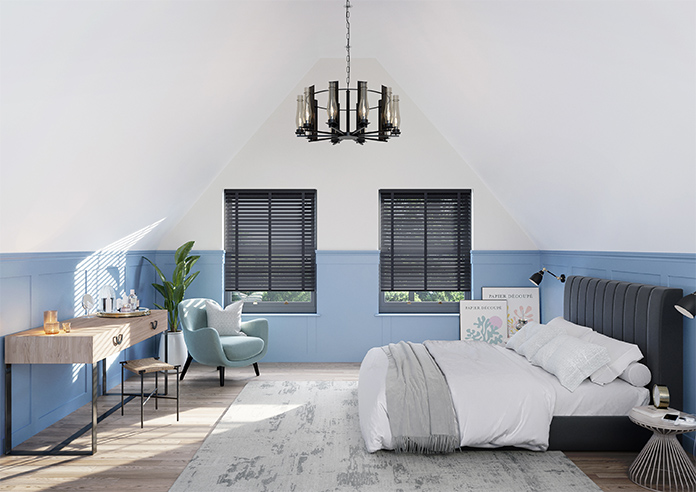 Origin Deluxe, Charcoal Grey - Motorised Venetian Blind - Image 6